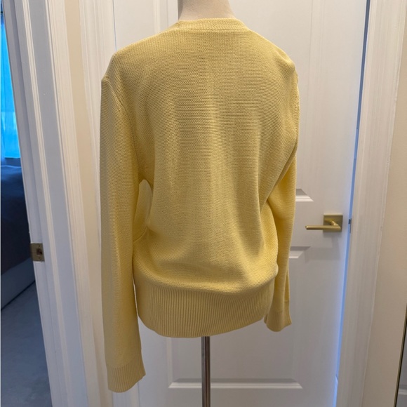 COMMENSE YELLOW CARDIGAN SMALL NWT - Picture 6 of 11